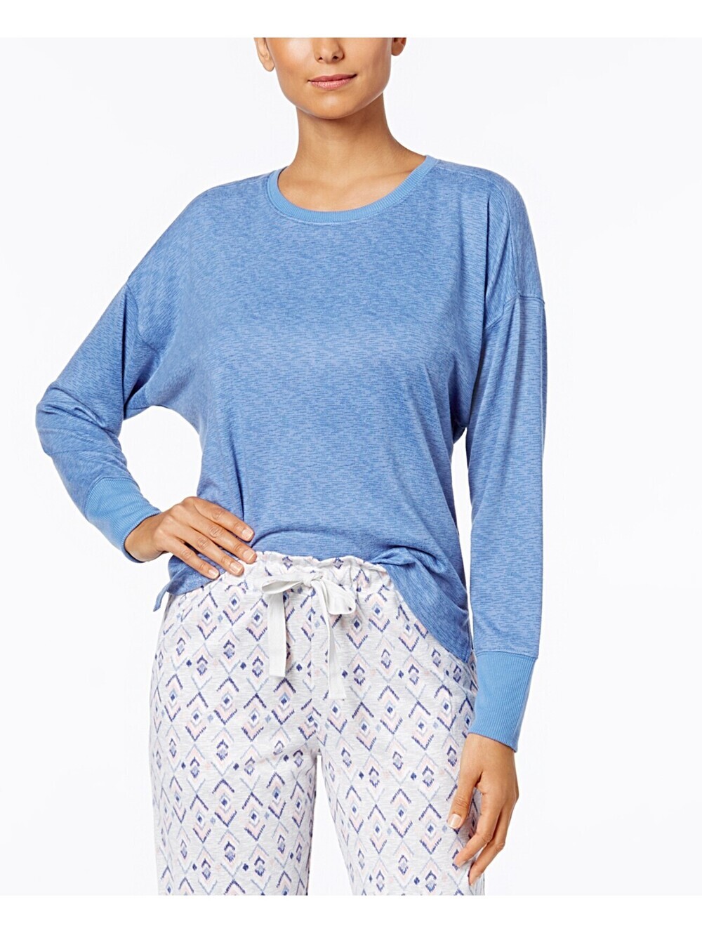 Ande Womens High Low Hem Pajama Top Size S